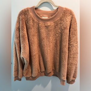 Amaryllis Faux Fur Pullover Top
